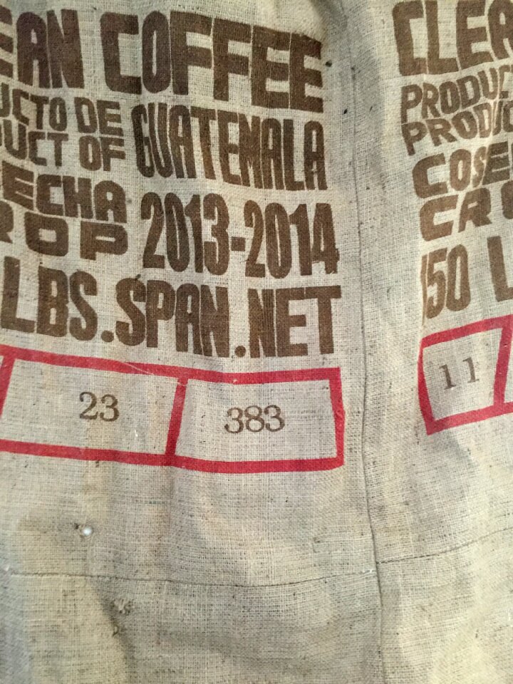 Fabric texture jute bag