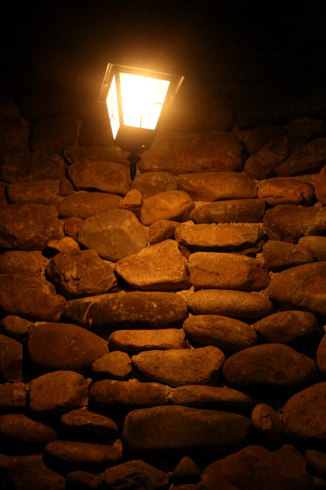 Lantern basement stone