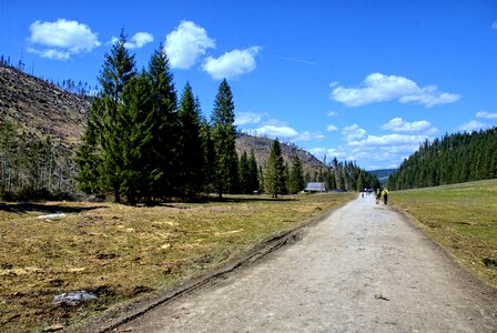 Spring tourism western tatras photo