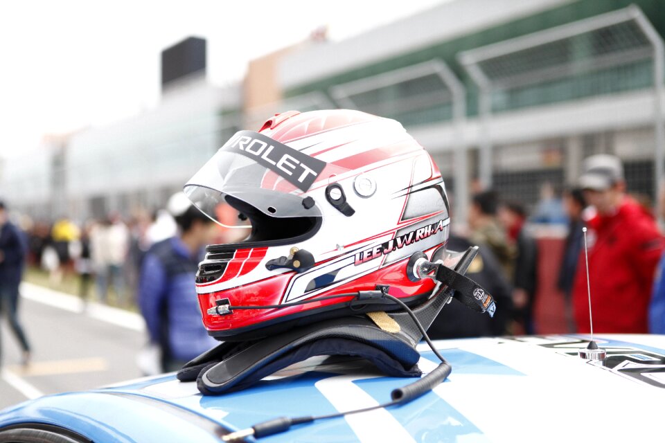 Helmet racing hans