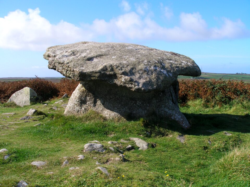 The dolmen nature stones