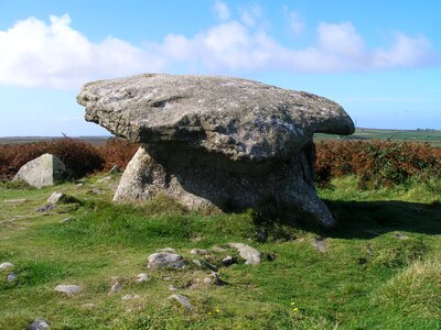 The dolmen nature stones