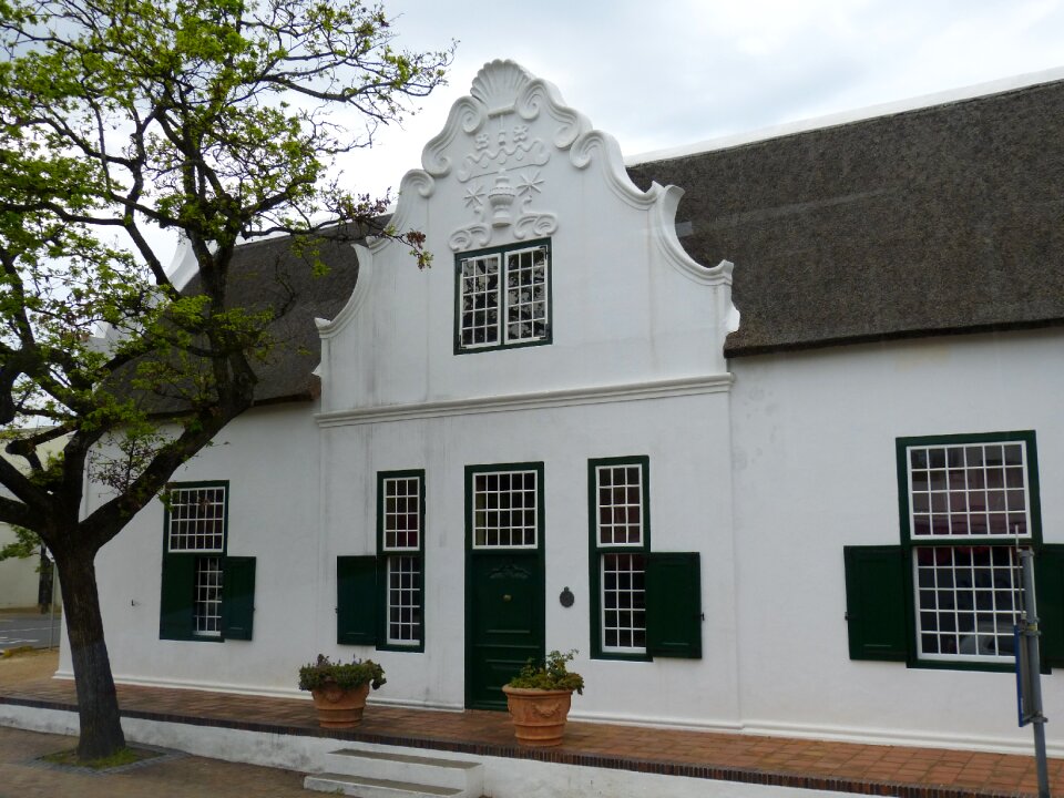 Cape dutch thatched roof cape town