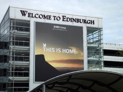 Arrival wellcome advertising photo
