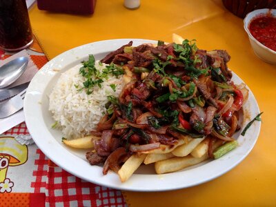 Peru peruvian meal