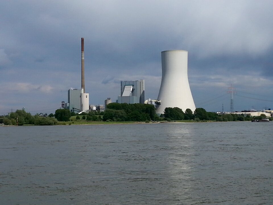Water river power plant