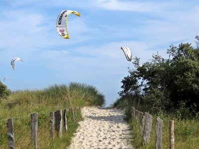 Sky paraglider water sports