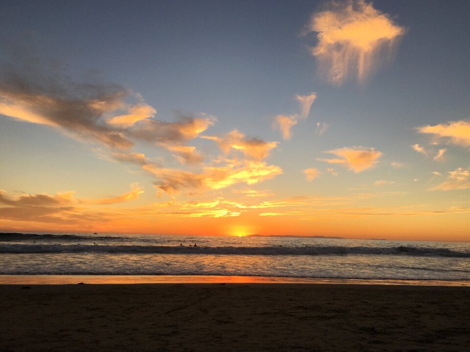 Landscape sunset background horizon