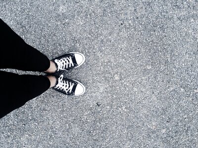 Foot ground hipster