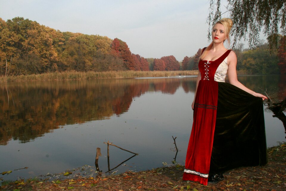 Forest reflection dress