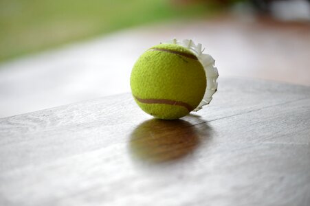 Ball table wood photo