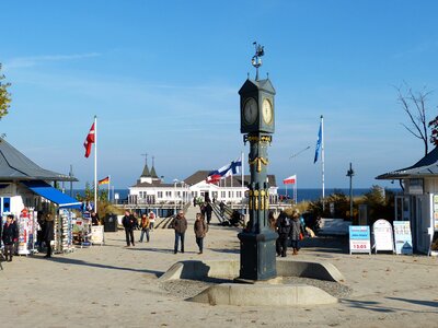 Baltic sea sea promenade photo