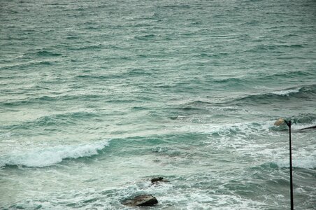 Sea wave wind photo