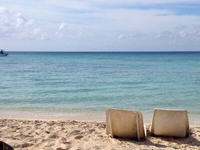 Mexico beach sand tourism photo