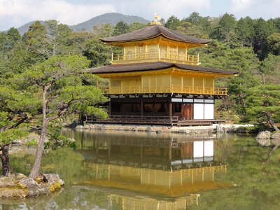 Kinkakuji temple japan photo