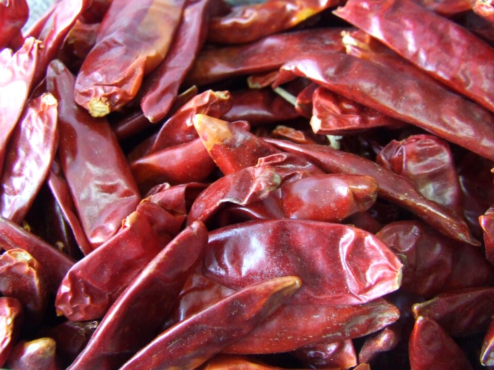 Red pepper cooking