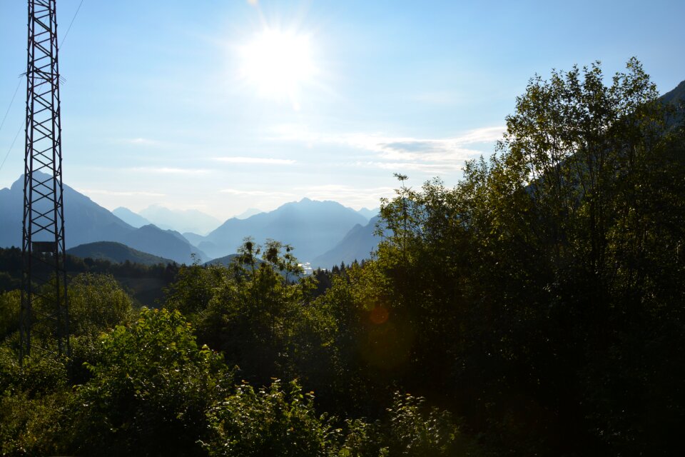 Sunrise dolomites italy