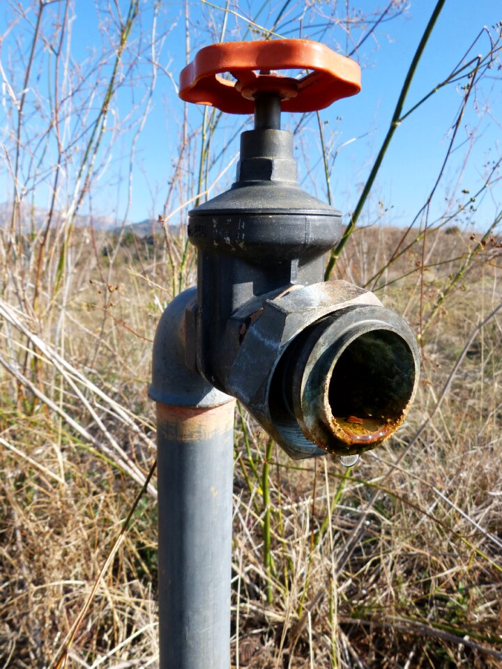 Irrigation drop drop of water