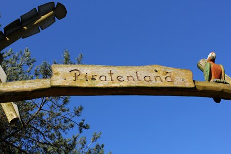 Pirate land parrot playground