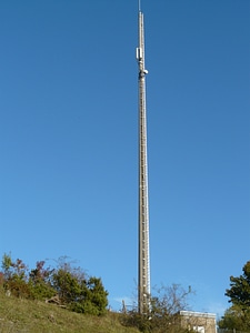 Mast antennas radio photo