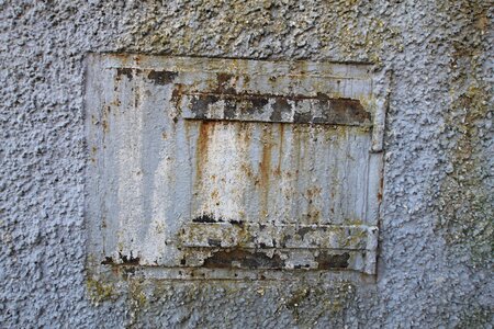Door rust weathered