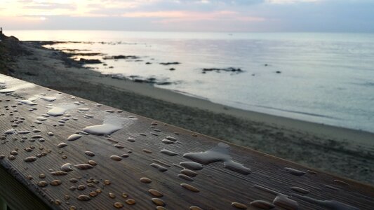 Dawn sea sky
