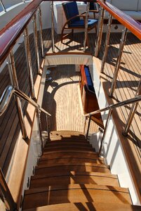 Stairwell exterior deck exterior stairs