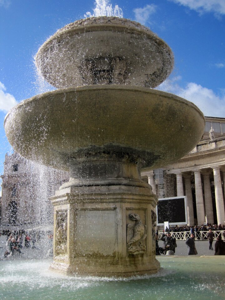 Water san pietro piazza