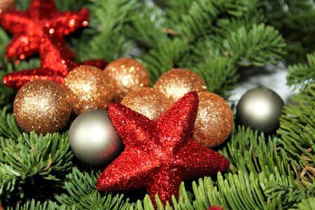 Decoration background christmas decorations photo