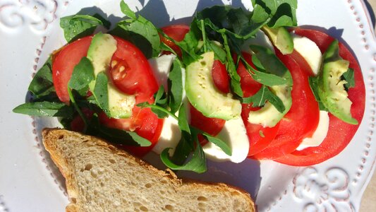 Holidays tomato cheese