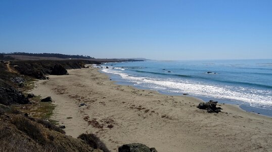 Coast beach san simeon