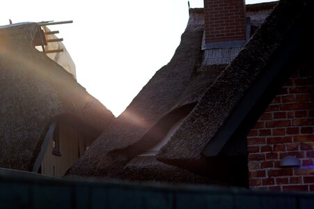 Village roof house photo