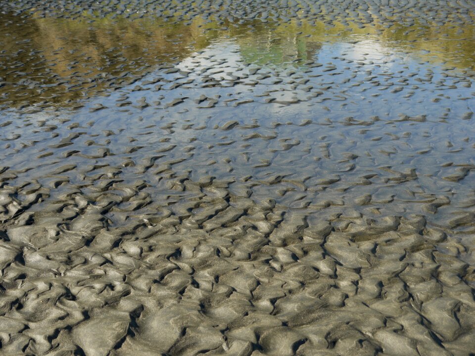 Patterns beach sea photo