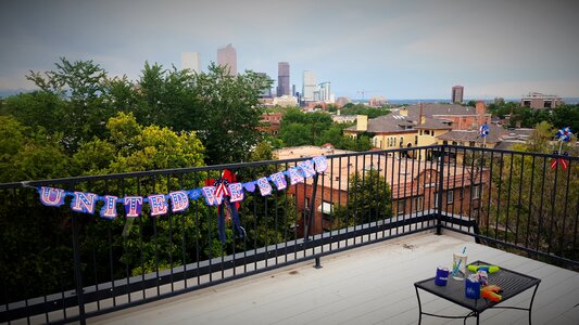 Patriotic american flag photo