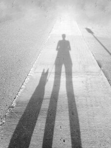 Sidewalk black white
