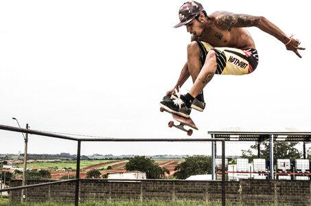Radical skater extreme sport