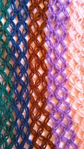 Tissue knit decoration