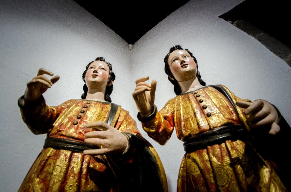 Saints figurines the museum