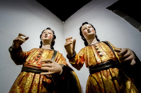 Saints figurines the museum