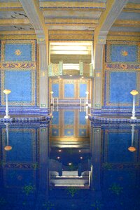 Reflection hearst castle castle