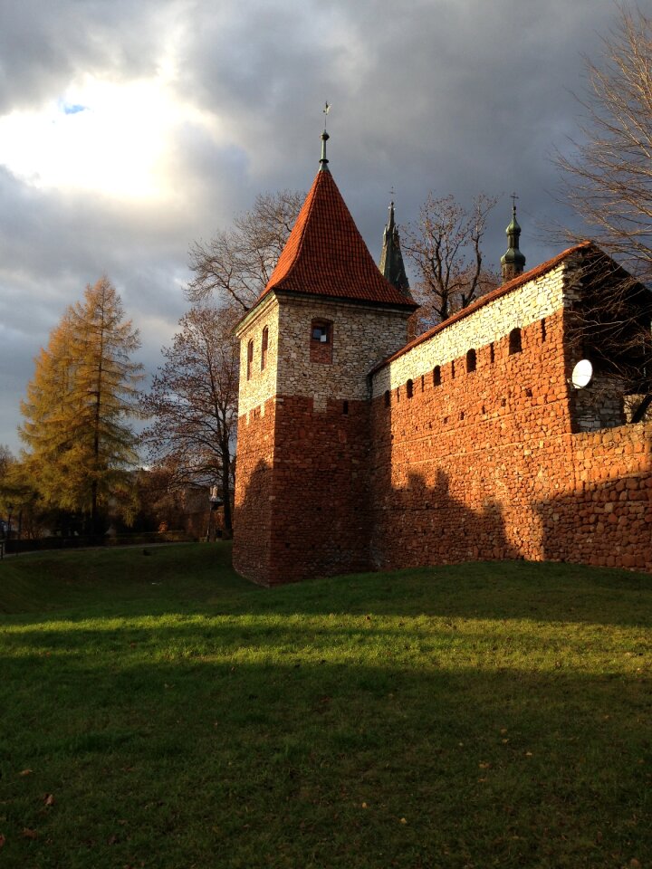 The city walls architecture clouds