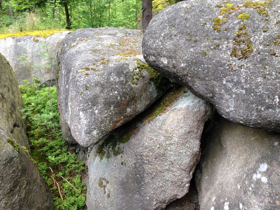 Stones fichtelgebirge formations