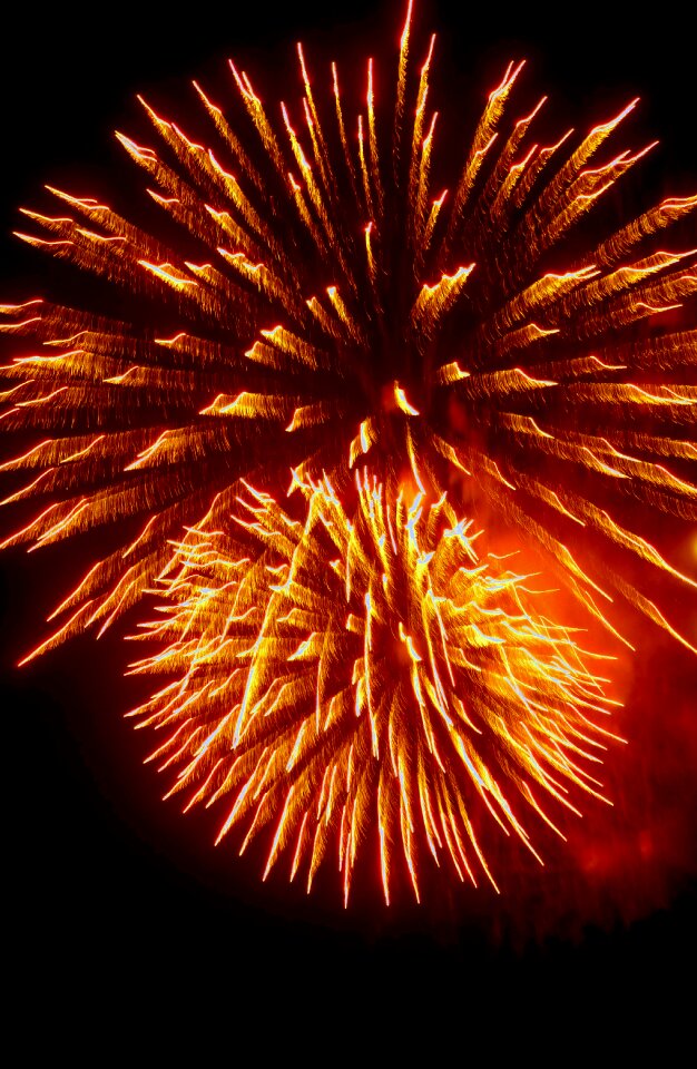 New year's eve turn of the year pyrotechnics