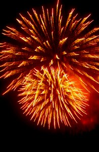 New year's eve turn of the year pyrotechnics