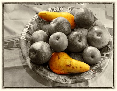 Apple healthy fruit plate