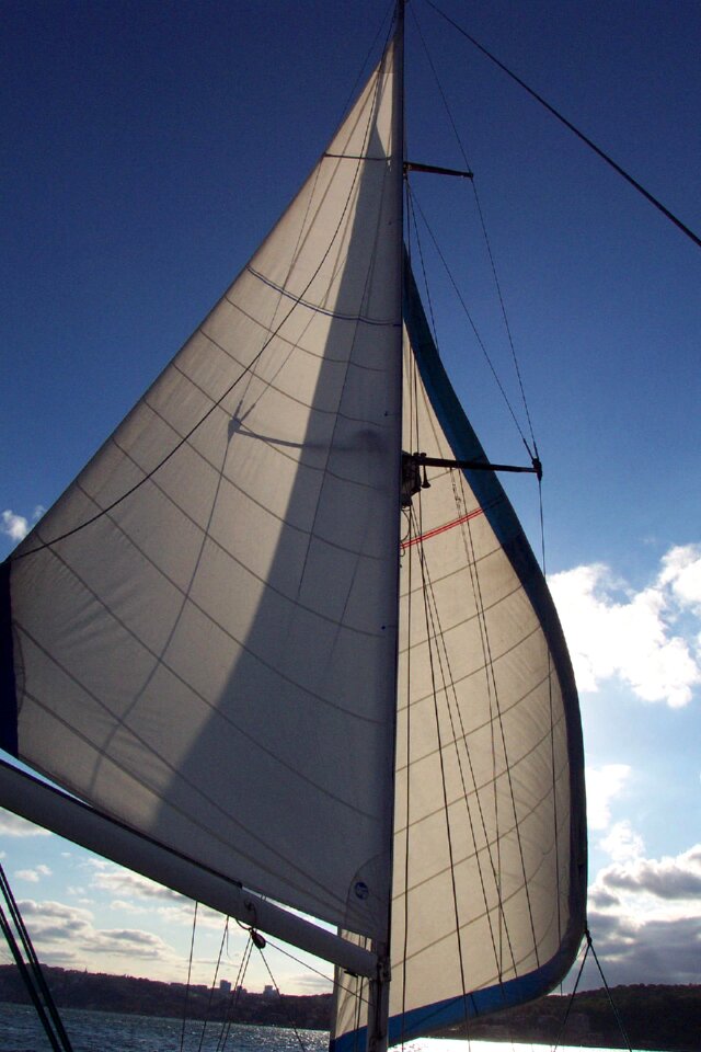 Ship wind canvas