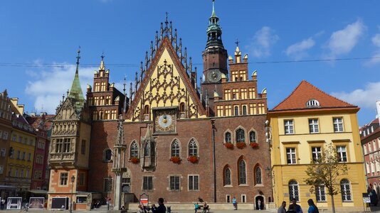 Poland town hall rynek photo