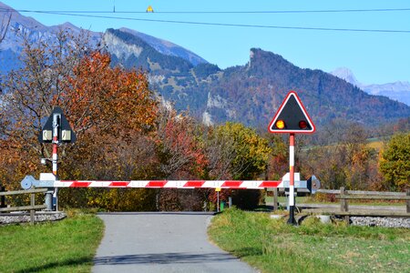 Autumn mountains landscape