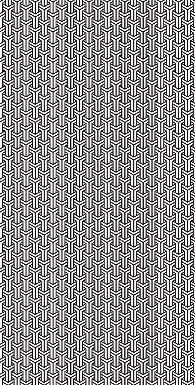Tile interlocking design