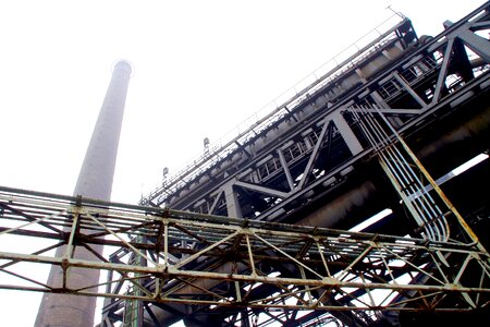 Factory factory chimney duisburg photo